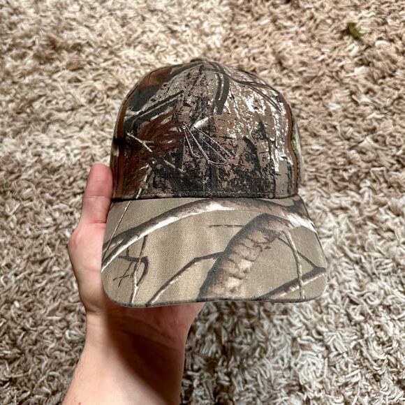 Powercap Hat Camo Logo LED Light Under Brim Realtree Adjustable Baseball Cap - Picture 2 of 7